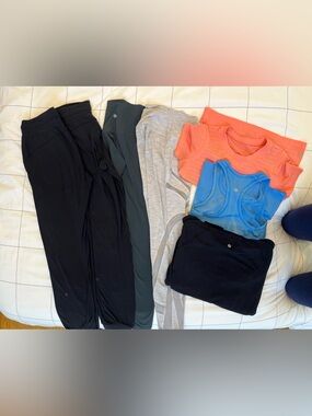 lululemon align, wunder under leggings, swiftly & other used clothing bundle